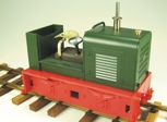 Korte open diesellok